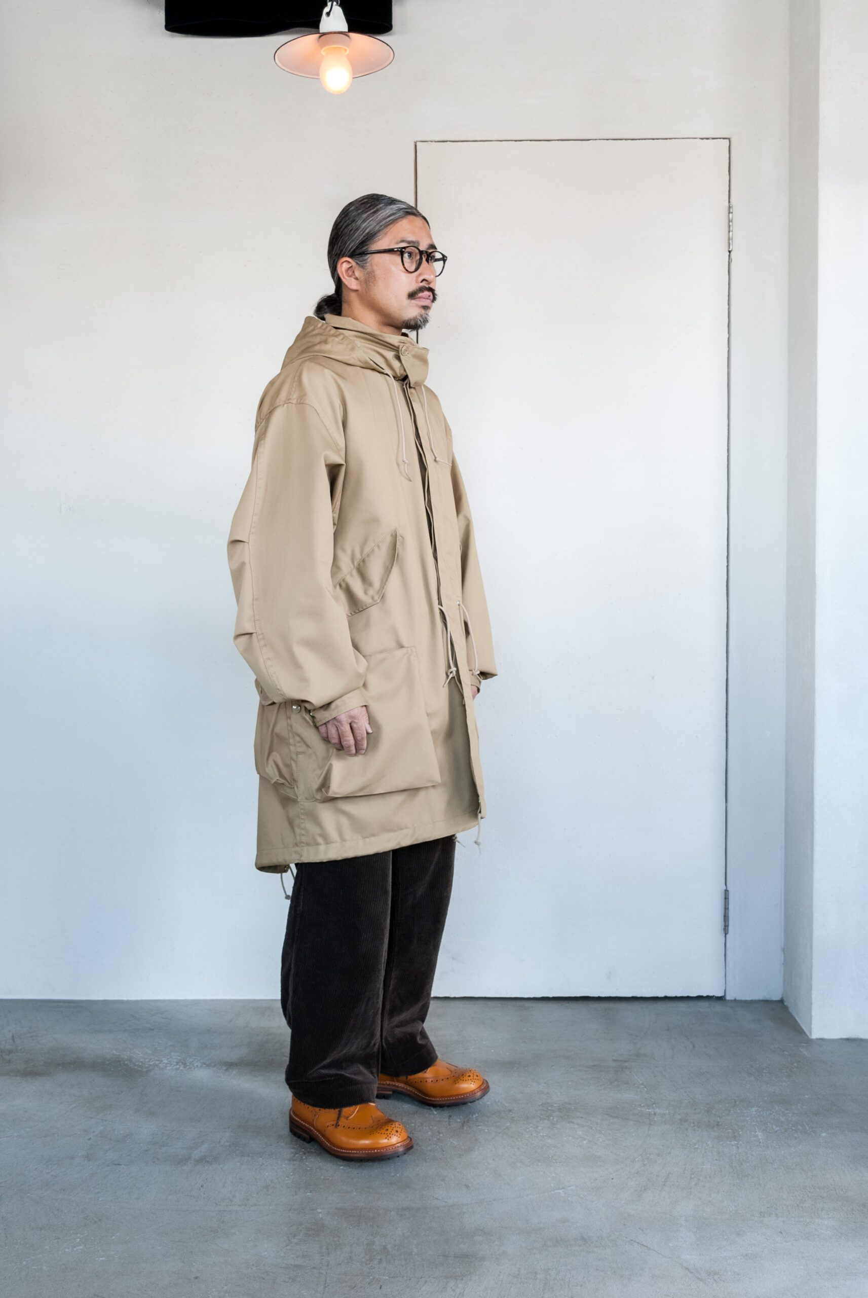 高速配送 sassafras ササフラス digs Lサイズ】SASAFRAS crew Coat www