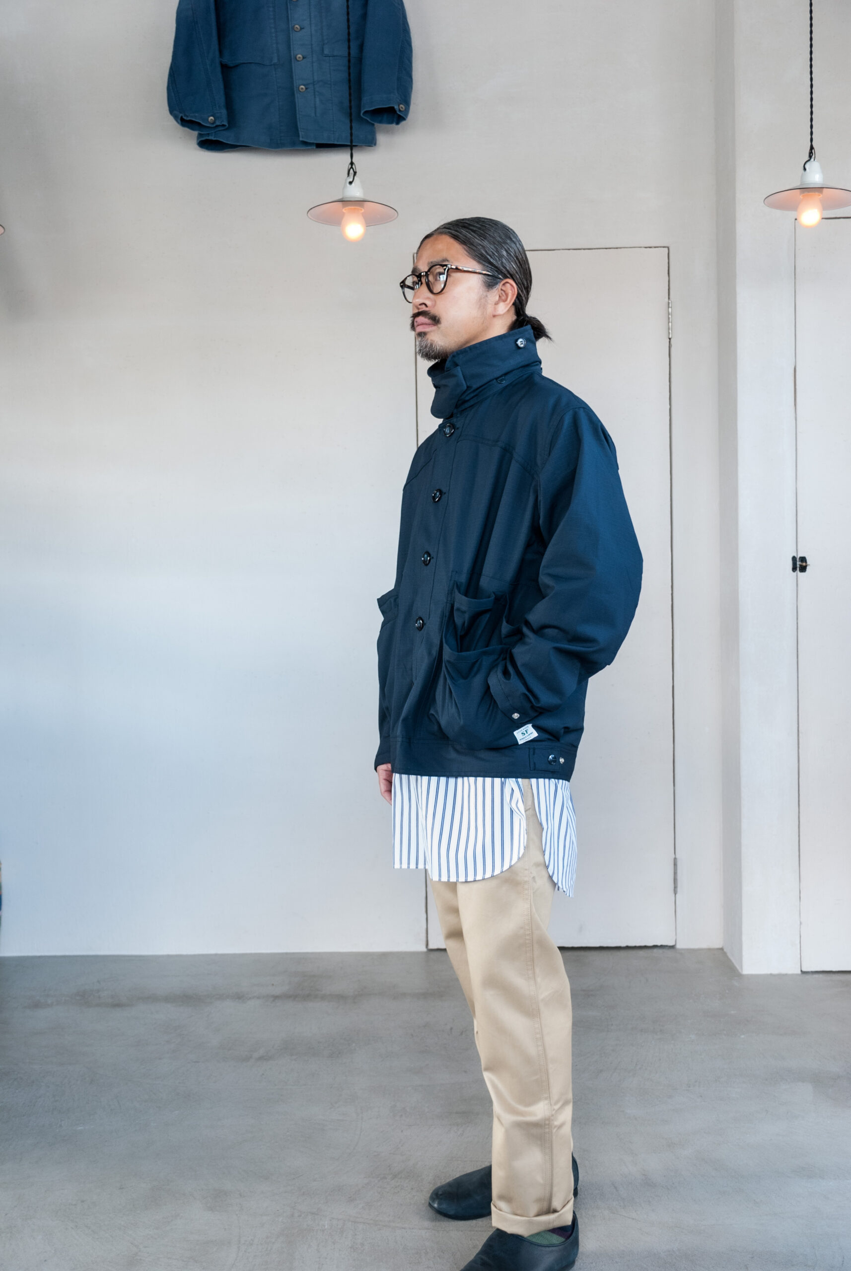 Sassafras Overgrown Hiker Jacket Cotton Ripstop | kado〔カド 