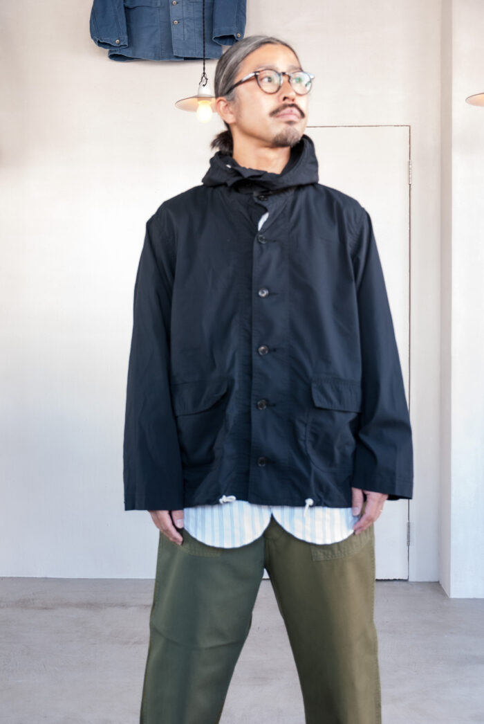 NAVY Parka 3-R Poly Feather Ripstop Black