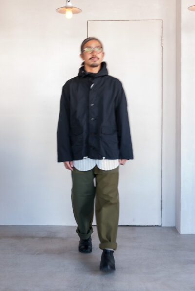 NAVY Parka 3-R Poly Father Ripstop Black