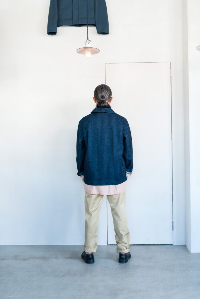 Post O’Alls NAVY-BLU-R Herringbone Denim Indigo