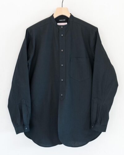Frank Leder  60’s Vintage Bedsheet Old Style Stand Collar Shirt 2022 S/S
