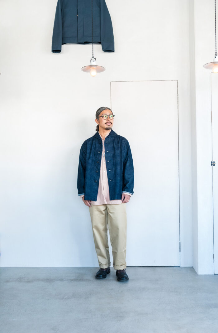Post O’Alls NAVY-BLU-R Herringbone Denim Indigo