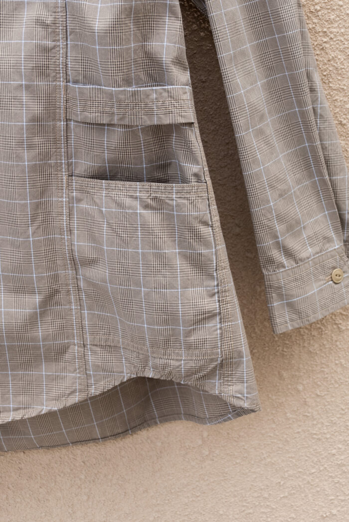 SASSAFRAS Gardener Shirt Whether Cloth Check Beige