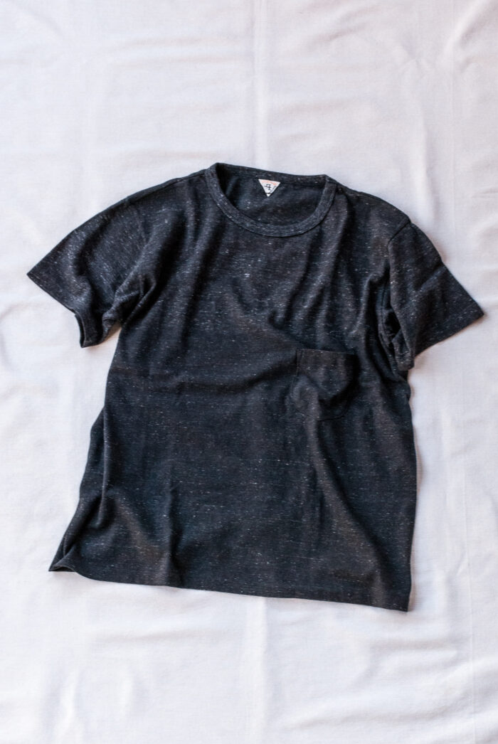 FilMelange DIZZY Basic Poket T-Shirt Black Melange