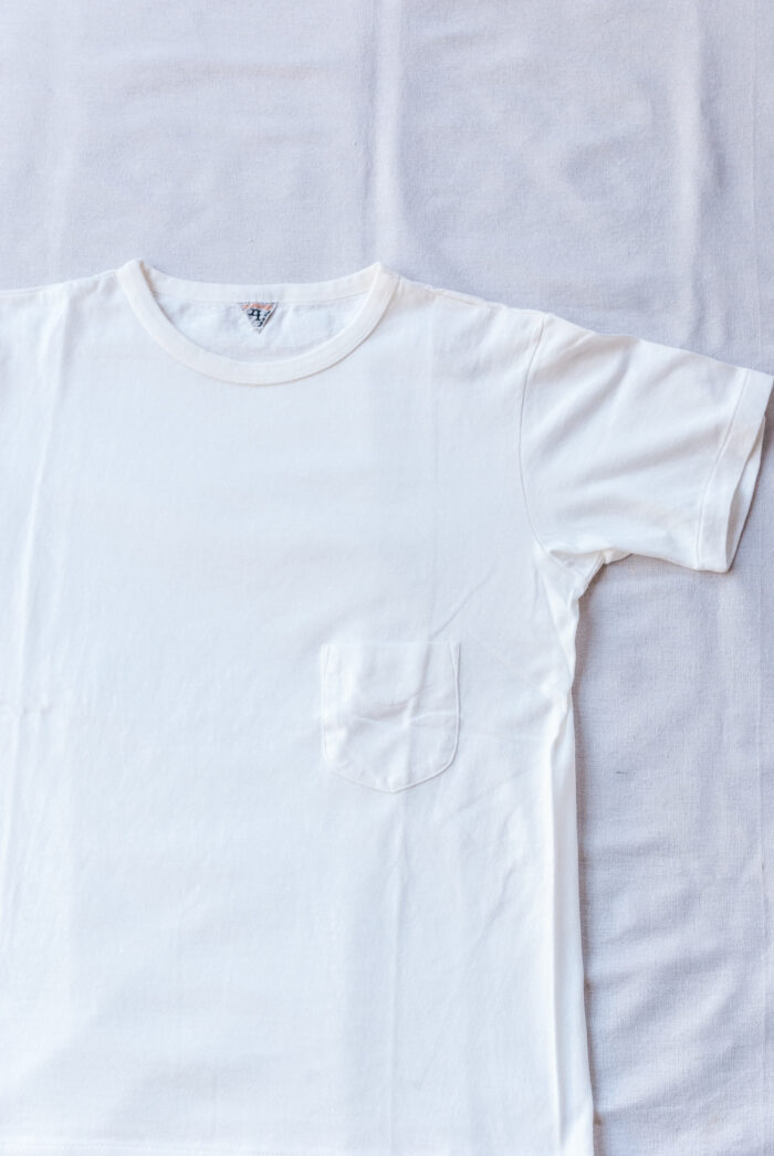 FilMelange DIZZY Basic Poket T-Shirt White