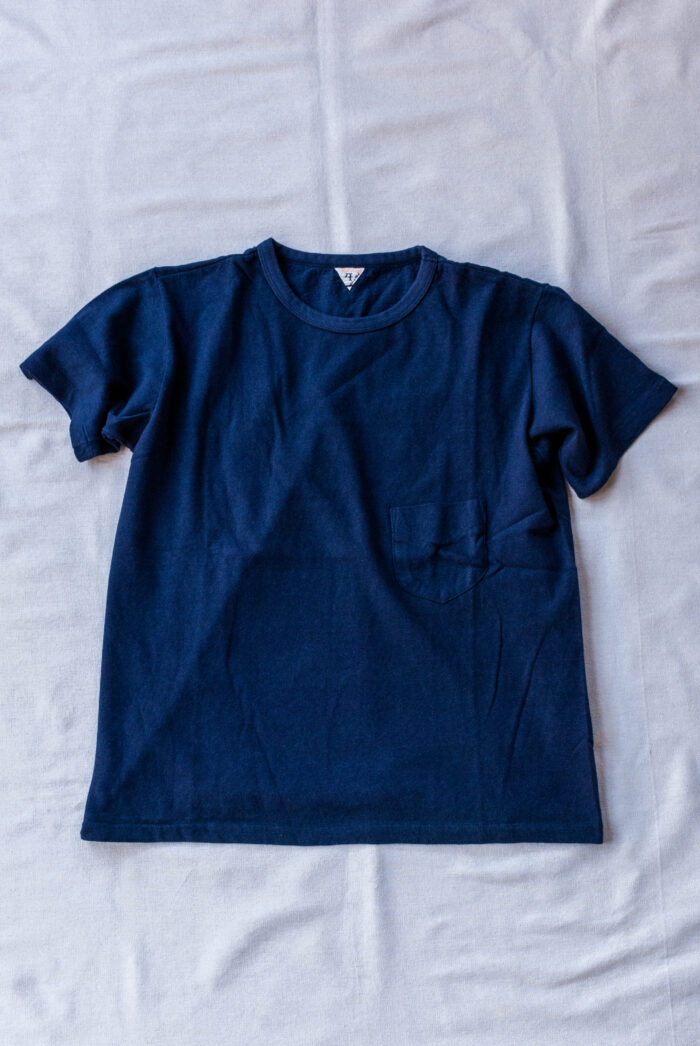 FilMelange DIZZY Basic Poket T-Shirt Navy Melange