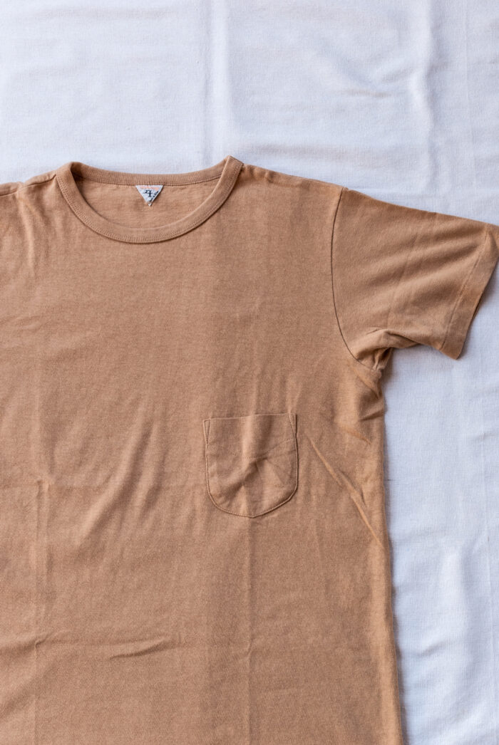 FilMelange DIZZY Basic Poket T-Shirt Ocher