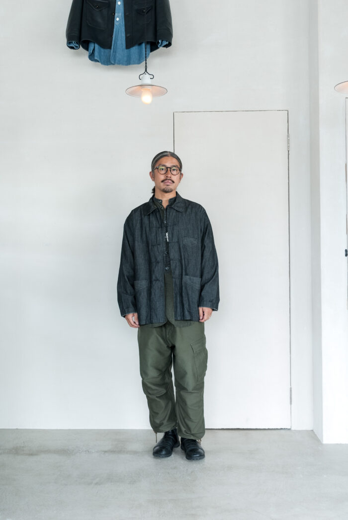 Post O’Alls POST Chinois Light Denim Black