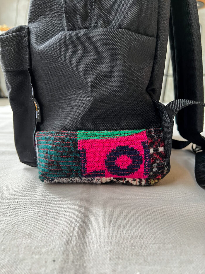 desertic Patch Work Backpack Medium Multi Color