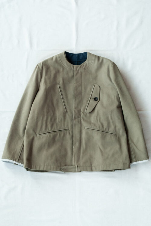 QUILP HADEN Military Jacket Heavy Twill Olive