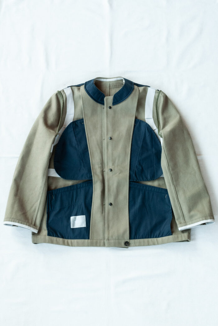 QUILP HADEN Military Jacket Heavy Twill Olive