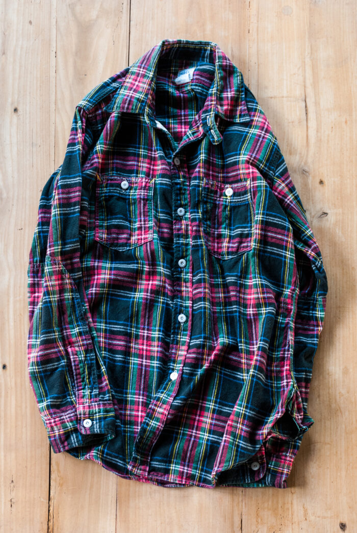 Post O’Alls flannel shirt 私物　sample