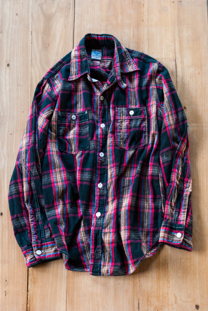 Post O’Alls flannel shirt 私物　sample