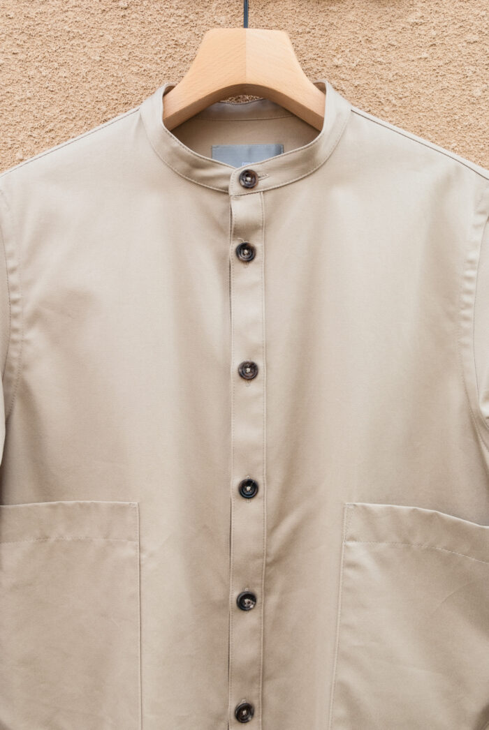 QUILP DUNN Pull Over Shirt Stone