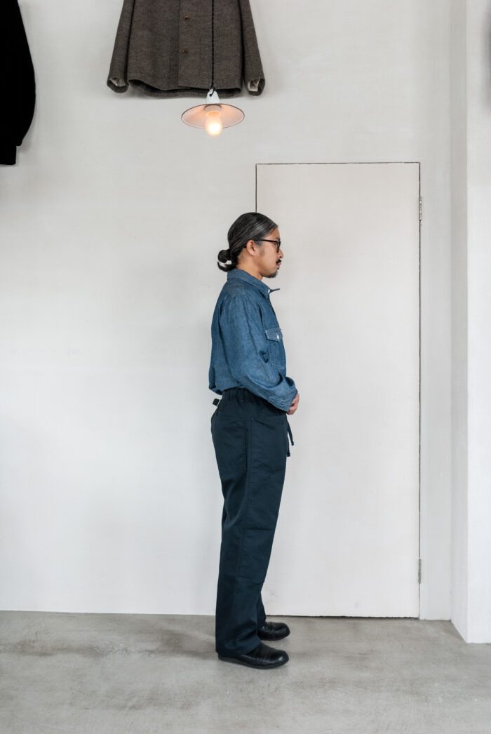 Post O’Alls E-Z DND Cotton Herringbone Navy