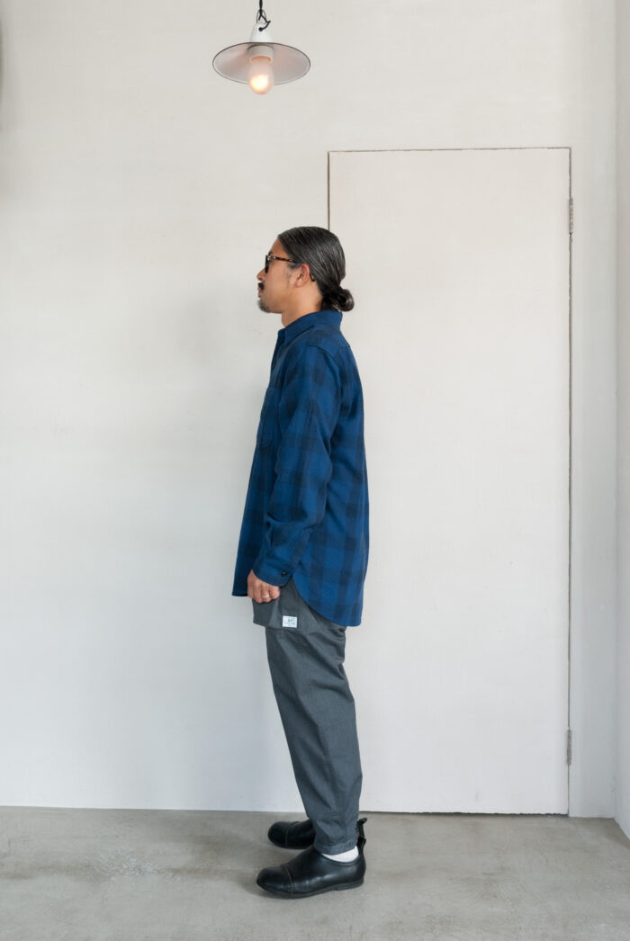 SASSAFRAS Diggin Shirt C/L Check Blue