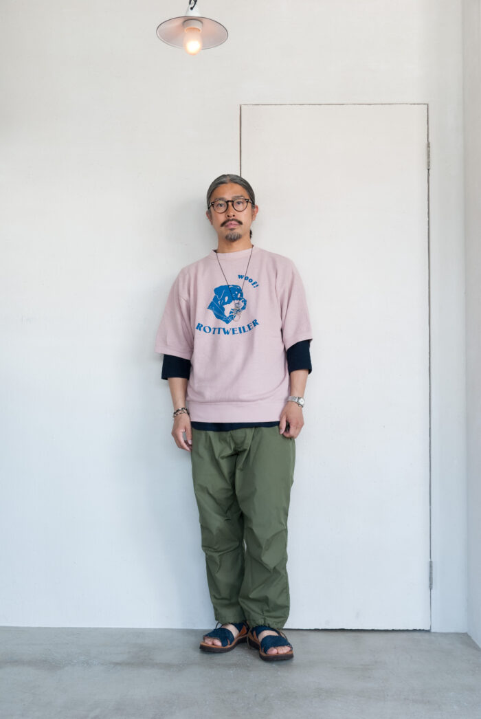 FilMelange CHAS-PT Air linen Short sleeve pullover sweat