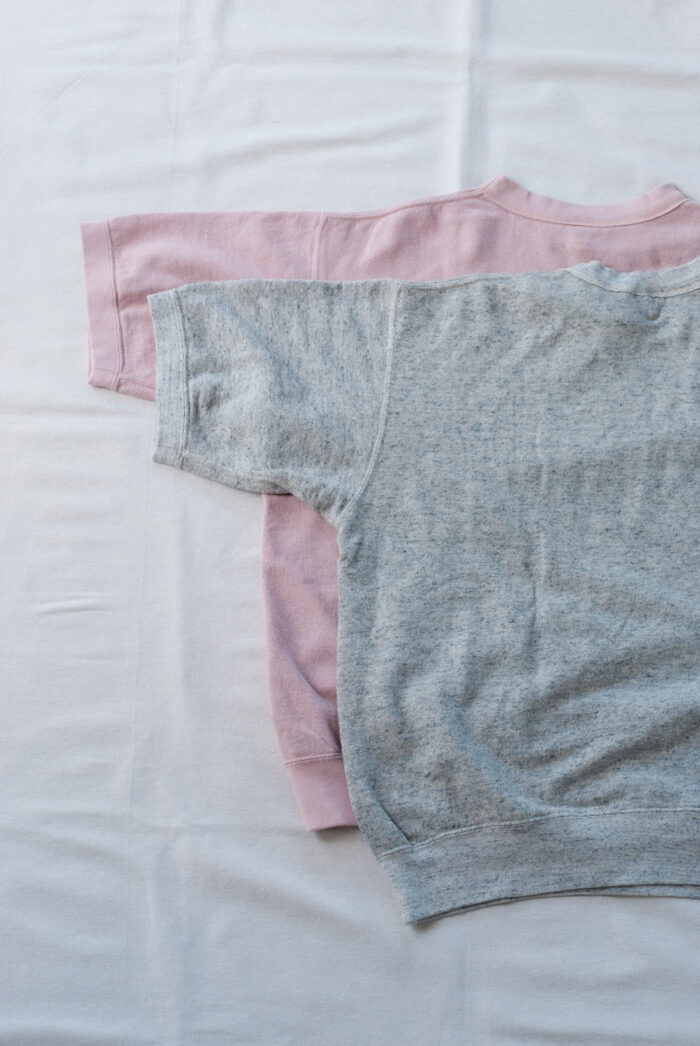 FilMelange CHAS-PT Air linen Short sleeve pullover sweat