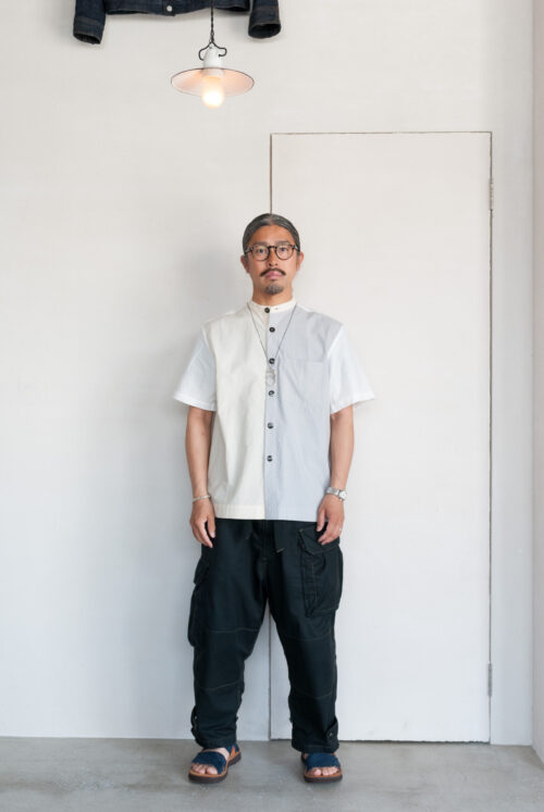 Frank Leder Vintage Fabric Edition Triple Washed Thin Cotton Short Sleeve Shirt