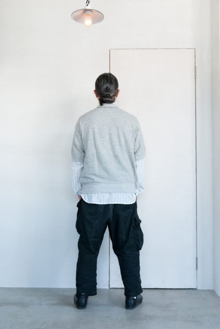 FilMelange CHAS-PT Air linen Short sleeve pullover sweat