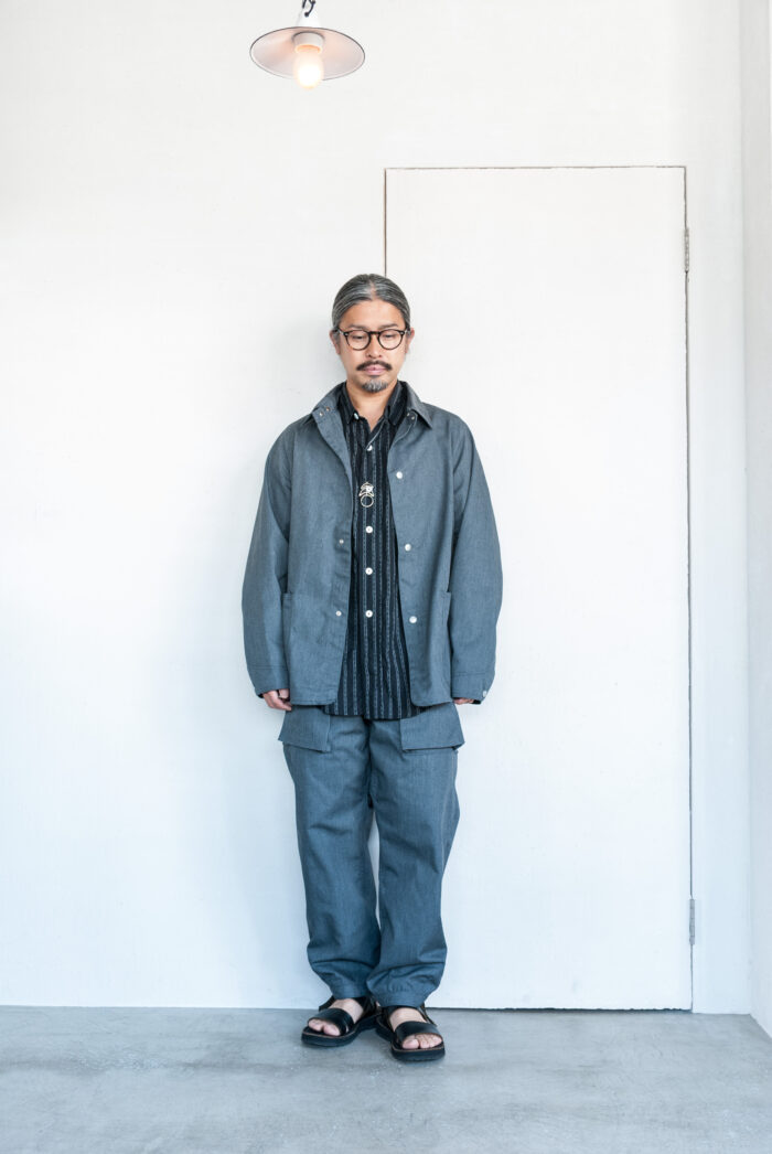 Sassafras Pruner Coat T/C Chino Charcoal