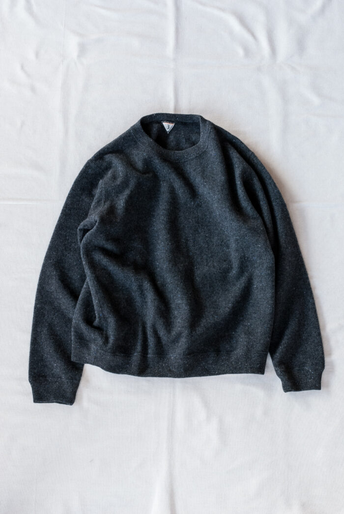 FilMelange Curt Melton Nep Crew Neck Knit Charcoal