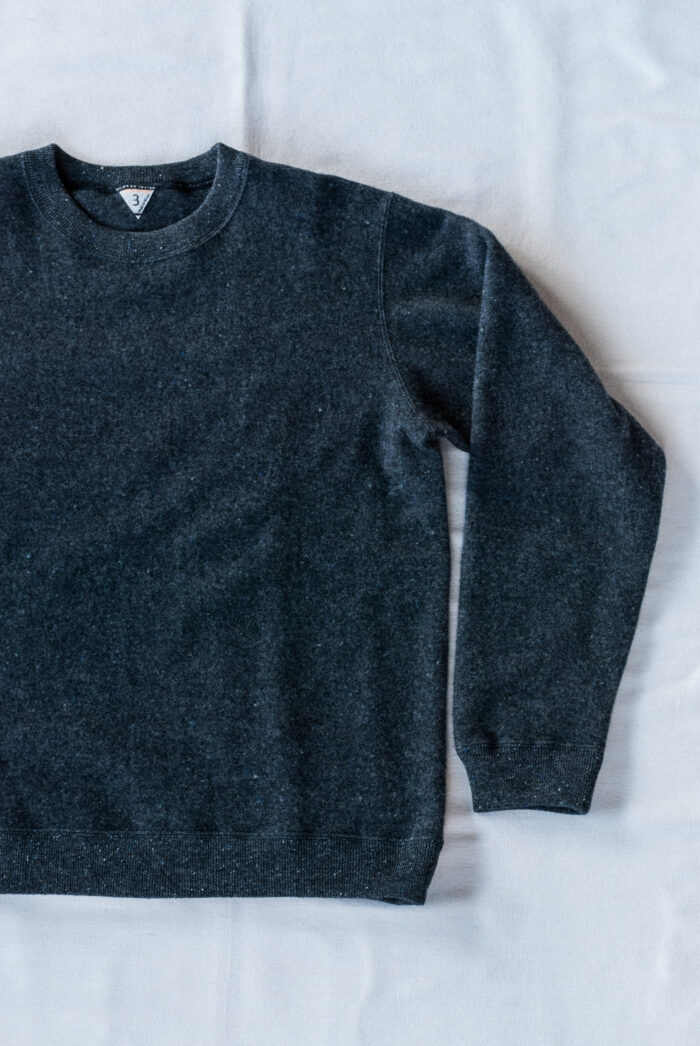 FilMelange Curt Melton Nep Crew Neck Knit Charcoal