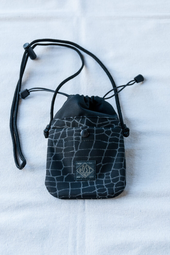 BAGSINPROGRESS x Post O'Alls MINI WALLET POUCH Spyder Web