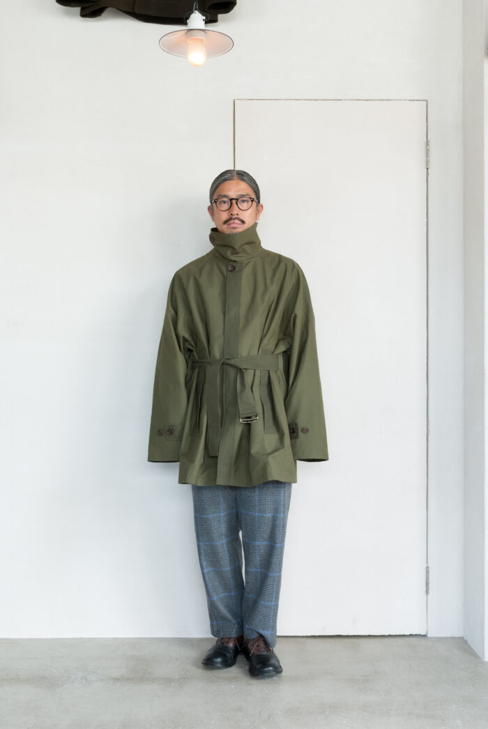 QUILP HOOK Over Coat Olive