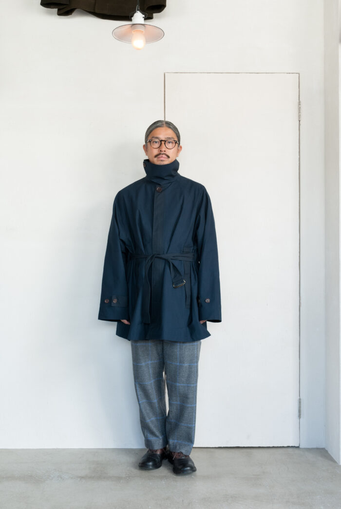 QUILP HOOK Over Coat Navy