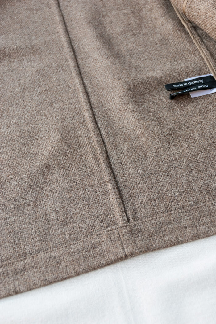 Frank Leder Beige Brown Wool Jacket