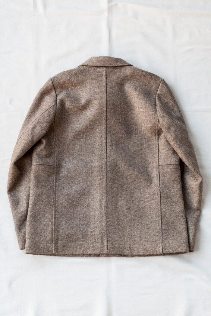 Frank Leder Beige Brown Wool Jacket