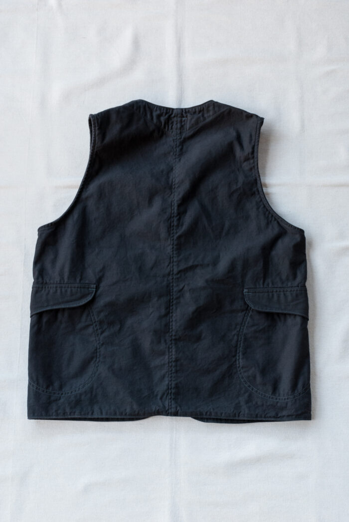 Post O’Alls Royal Traveler Vest Vintage Sateen Charcoal