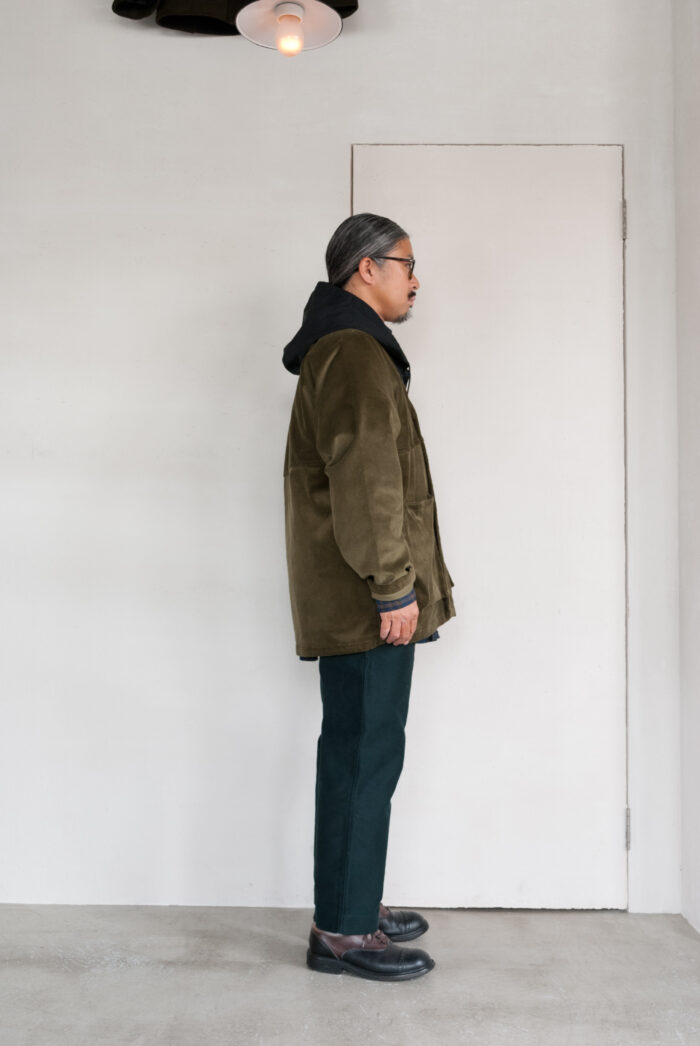 SASSAFRAS Digs Crew Carde Jacket 9W Corduroy Olive
