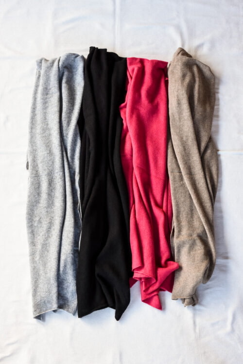 AN SPINNEN Hand Flamed Cashmere Stole