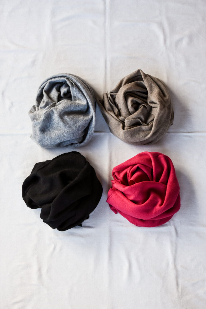 AN SPINNEN Hand Flamed Cashmere Stole | kado〔カド オノミチ〕