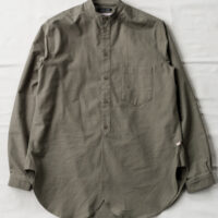 Frank Leder 60's Vintage Bedsheet Old Style Stand Collar