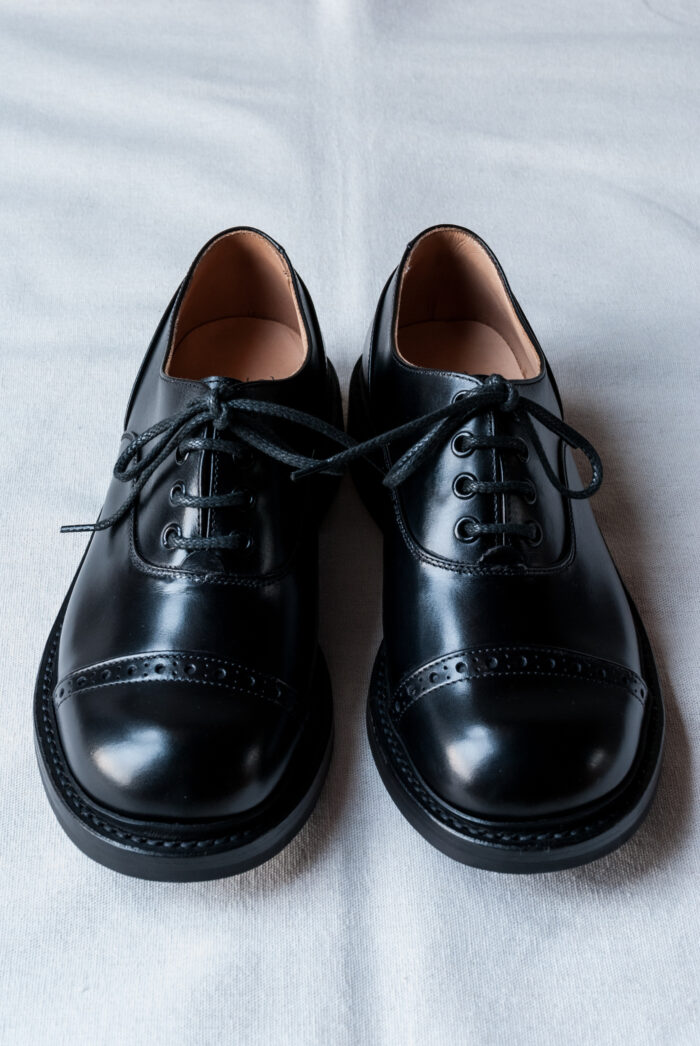 QUILP by Trickers M7401 Oxford Shoe Black Box Calf