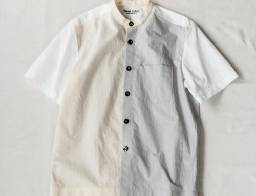 Frank Leder Vintage Fabric Edition Triple Washed Thin Cotton Short Sleeve Shirt