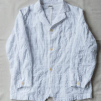 Post O’Alls OK Rider 4 Summer Patchwork Seersucker White