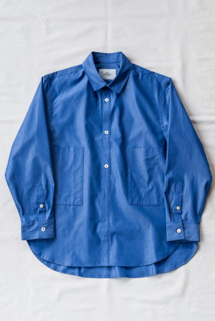 QUILP DUNN-O Work Shirt Thomas Mason Fabric Blue