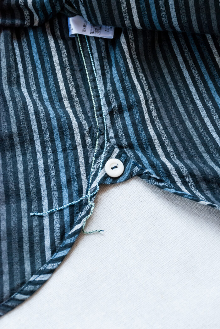 Post O’Alls New Basic Pullover Shirt S/S blue stripe blue