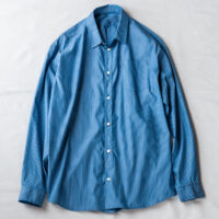 MASTER&Co. New Plain Shirt Premium Cloth Blue Stripe