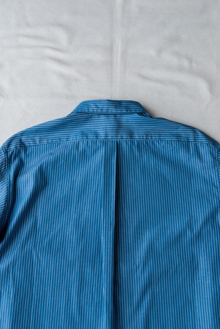 MASTER&Co. New Plain Shirt Premium Cloth Blue Stripe
