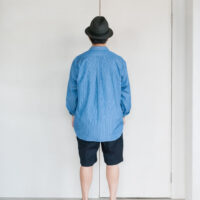 MASTER&Co. New Plain Shirt Premium Cloth Blue Stripe