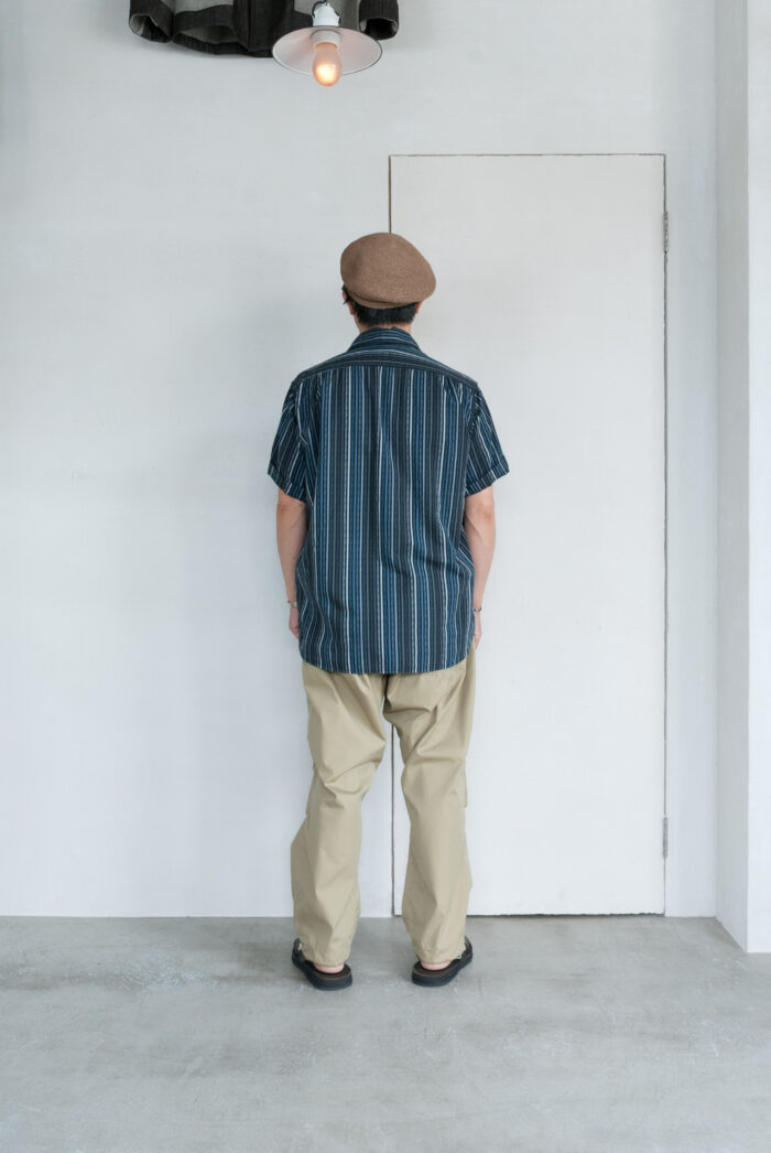 Post O’Alls New Basic Pullover Shirt S/S blue stripe blue