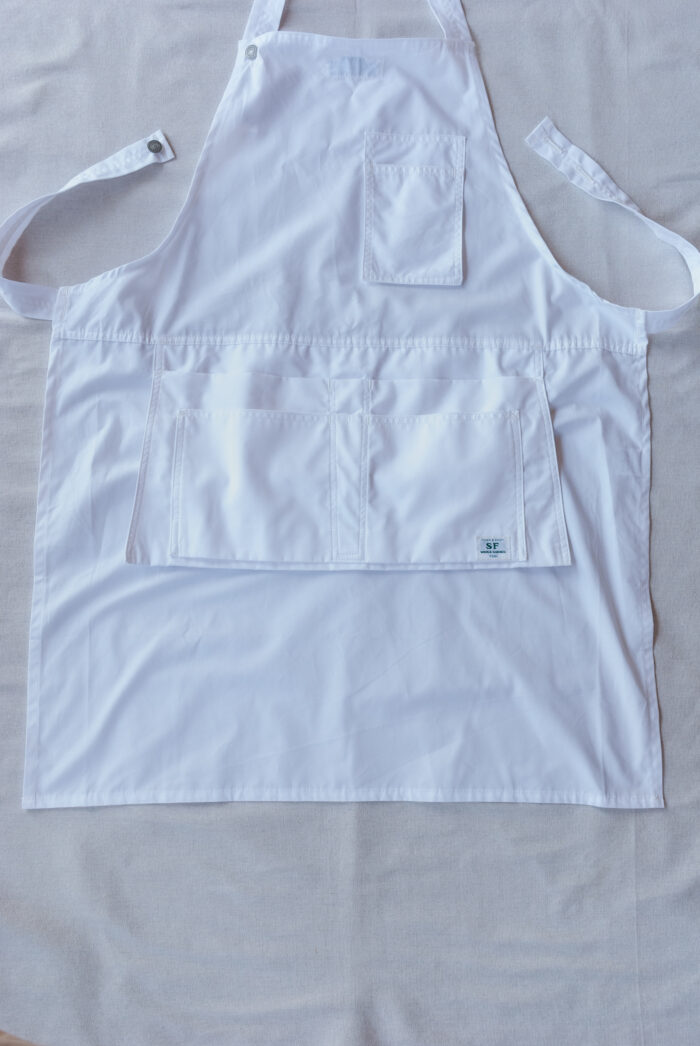 SASSAFRAS Landscaper Apron Cotton Weather Cloth　White