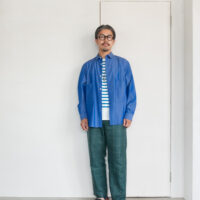 MASTER&Co. MC145 Border T-Shirt Blue