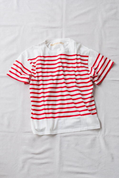 MASTER&Co. MC145 Border T-Shirt Red